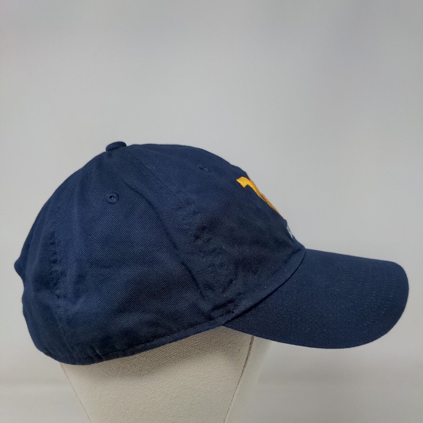 Nike 1Size Men's Slideback Hat Blue OS West Virginia Mountaineers Logo