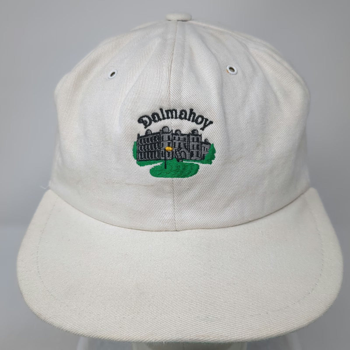 Richards & Thirkell Snapback Hat White One Size Made in England Dalmahoy Golf