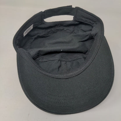 WWB 2015 Strapback Cadet Army Cap Black One Size Adjustable Lightweight Cotton