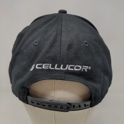 Cellucor Men's Snapback Hat Black Embroidered Big Logo Spell Out