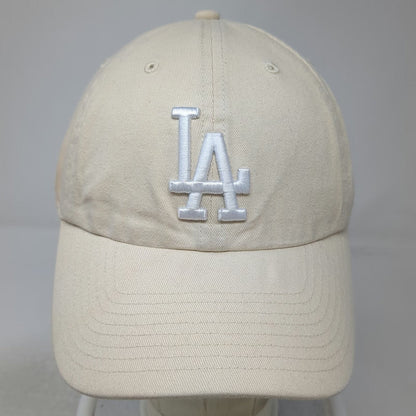 47 Los Angeles Dodgers MLB Baseball Cap Beige One Size Adjustable Strapback Hat