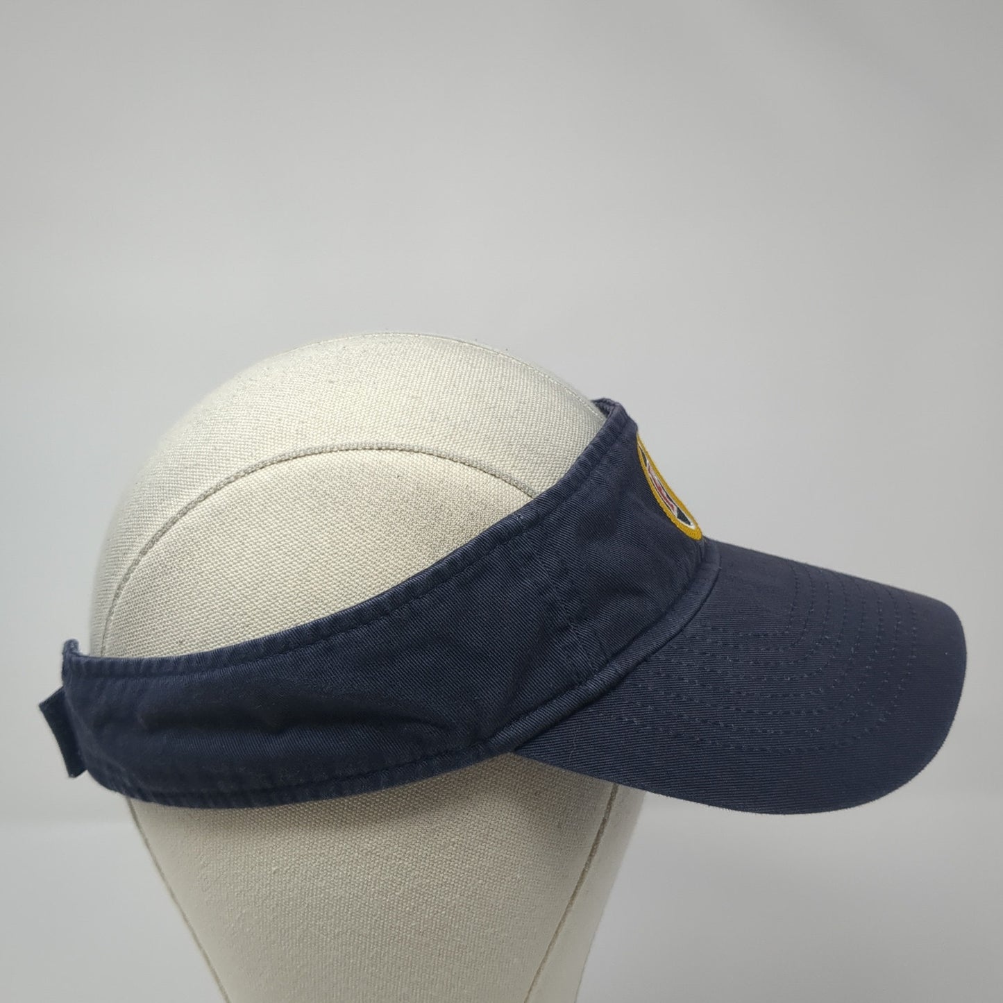 Foster's Strapback Visor Hat Blue One Size Adjustable Embroidered