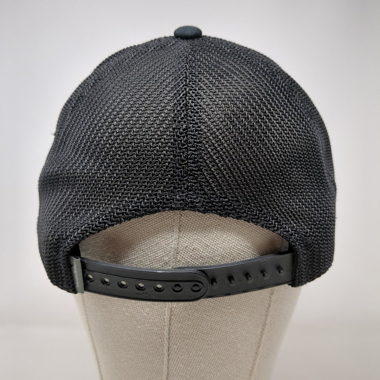 Windfall Classic Snapback Trucker Hat Black OSFA Mesh Back Flexfit