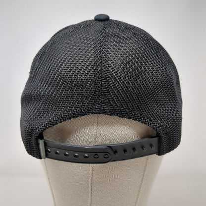 Windfall Classic Snapback Trucker Hat Black OSFA Mesh Back Flexfit