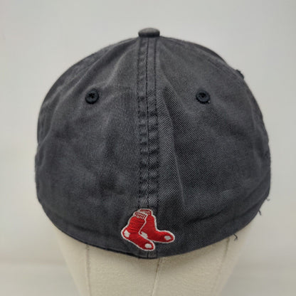 Twins Enterprise Men's Fitted Hat Blue Small Boston Red Sox Logo Distressed