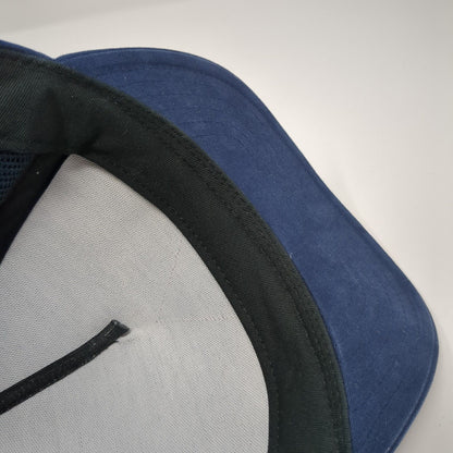 Vans Patch Snapback Hat Blue One Size Adjustable Mesh Trim Outdoor