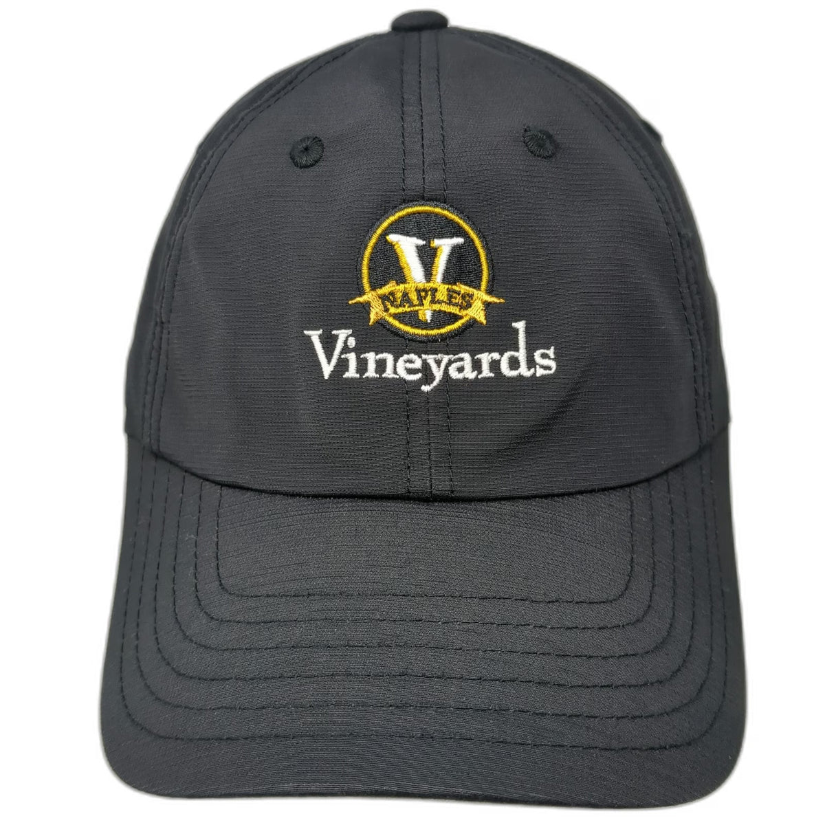 American Needle Naples Vineyards Baseball Cap Black One Size Adjustable Hat