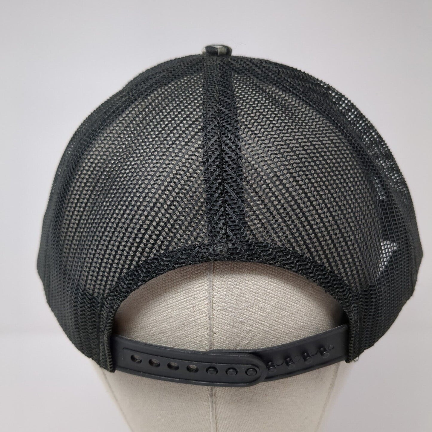 Barrier Building Snapback Trucker Hat Camo One Size Adjustable Mesh Pride Camo
