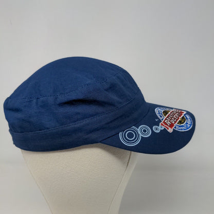 Royal Caribbean Women's Strapback Cadet Cap Hat Blue Adjustable Embroidered