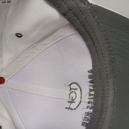 TGH Analytics Hub Strapback Hat White OSFA Adjustable Embroidered Rope Imperial