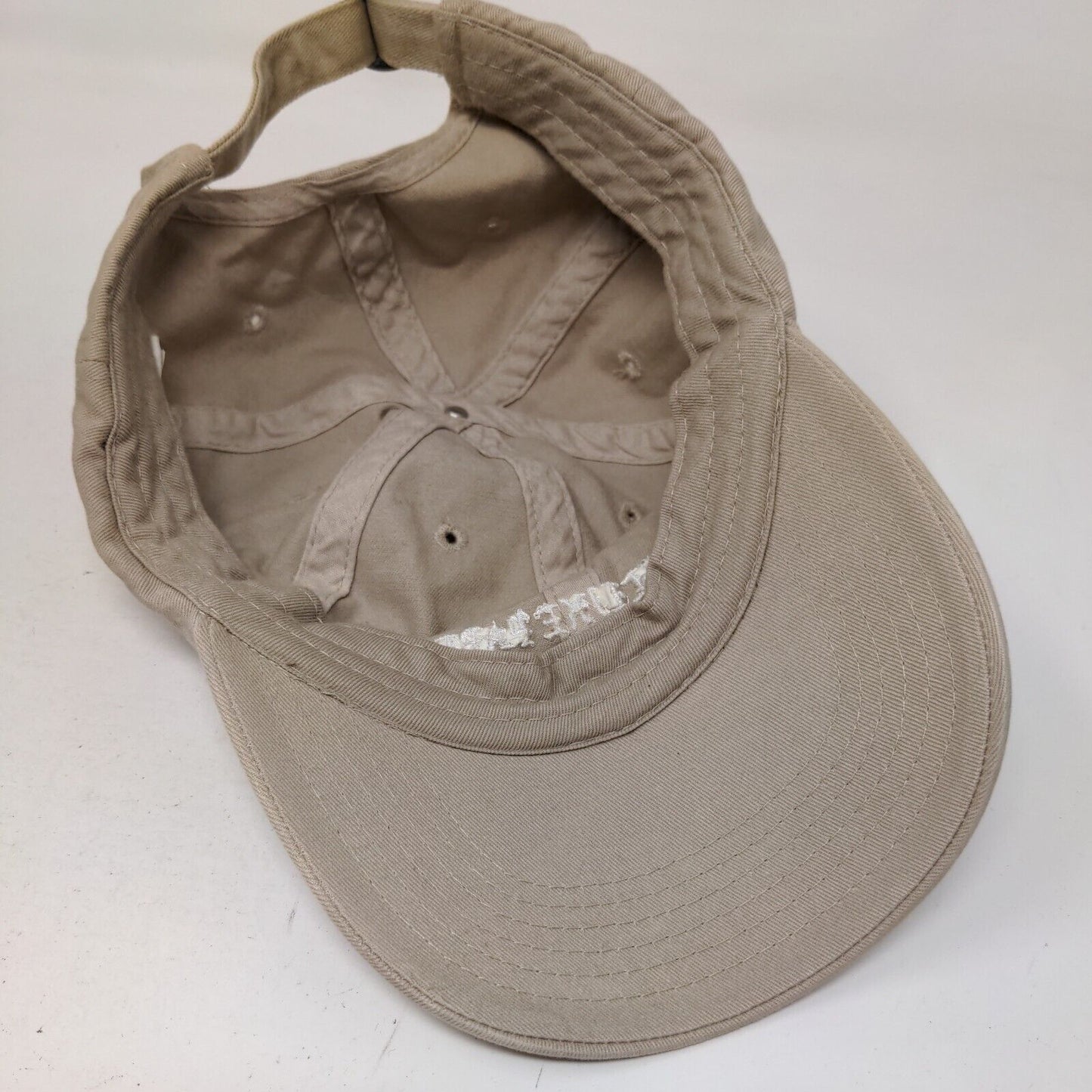 I Feel Like Pablo Slideback Hat Tan One Size Adjustable Embroidered Vented Holes