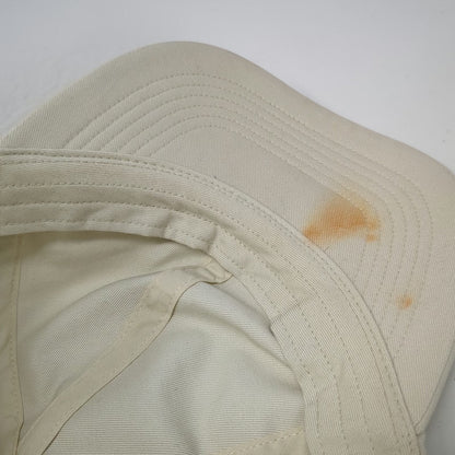 Uniqlo Baseball Cap Beige One Size Slideback Hat 6 Panel Plain Adjustable