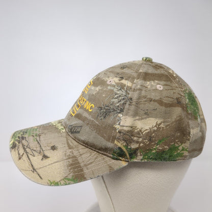 Fabcast Inc Strapback Hat Camo One Size Adjustable Embroidered Hunting