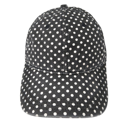 Keds Slideback Baseball Cap Multicolor One Size Adjustable Polka Dot 6 Panel