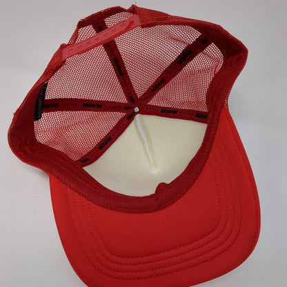 Backstreet Boys DNA World Tour Snapback Trucker Hat Red OS Mesh Back 6 Panel