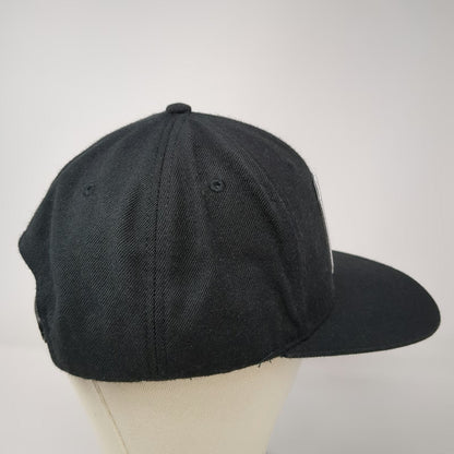 Duck Dive Snapback Hat Black One Size Palm Tree Pacific Beach Ca Acrylic Wool