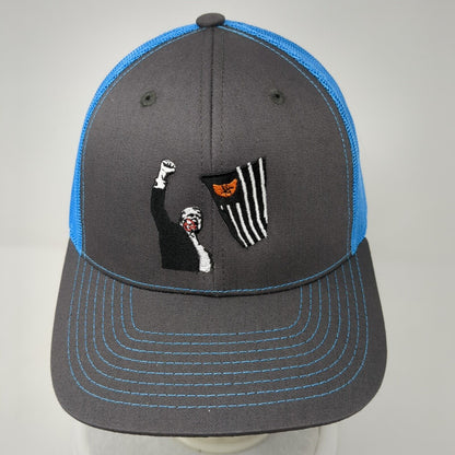 Lindo Snapback Mesh Back Trucker Hat Multicolor One Size Embroidered