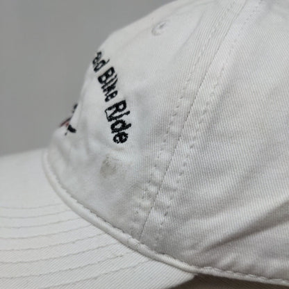 Shannon's Fish Fry and Bike Ride Strapback Hat White OS Embroidered The Game