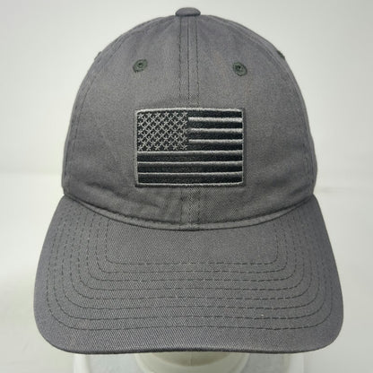 Rapid Dominance Baseball Cap Gray One Size American Flag Slideback Cotton Hat