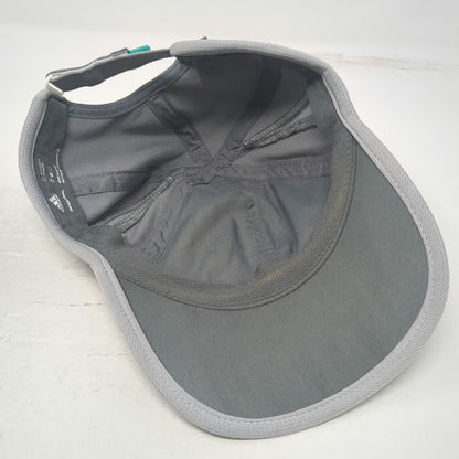 Adidas Baseball Cap Gray One Size Adizero Mesh Performance Running Strapback Hat