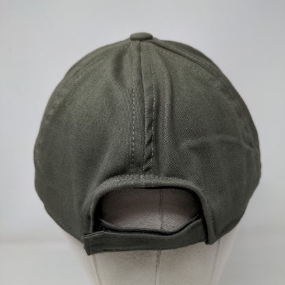 Costa Rica Pura Vida Iguana Strapback Hat Brown One Size Embroidered