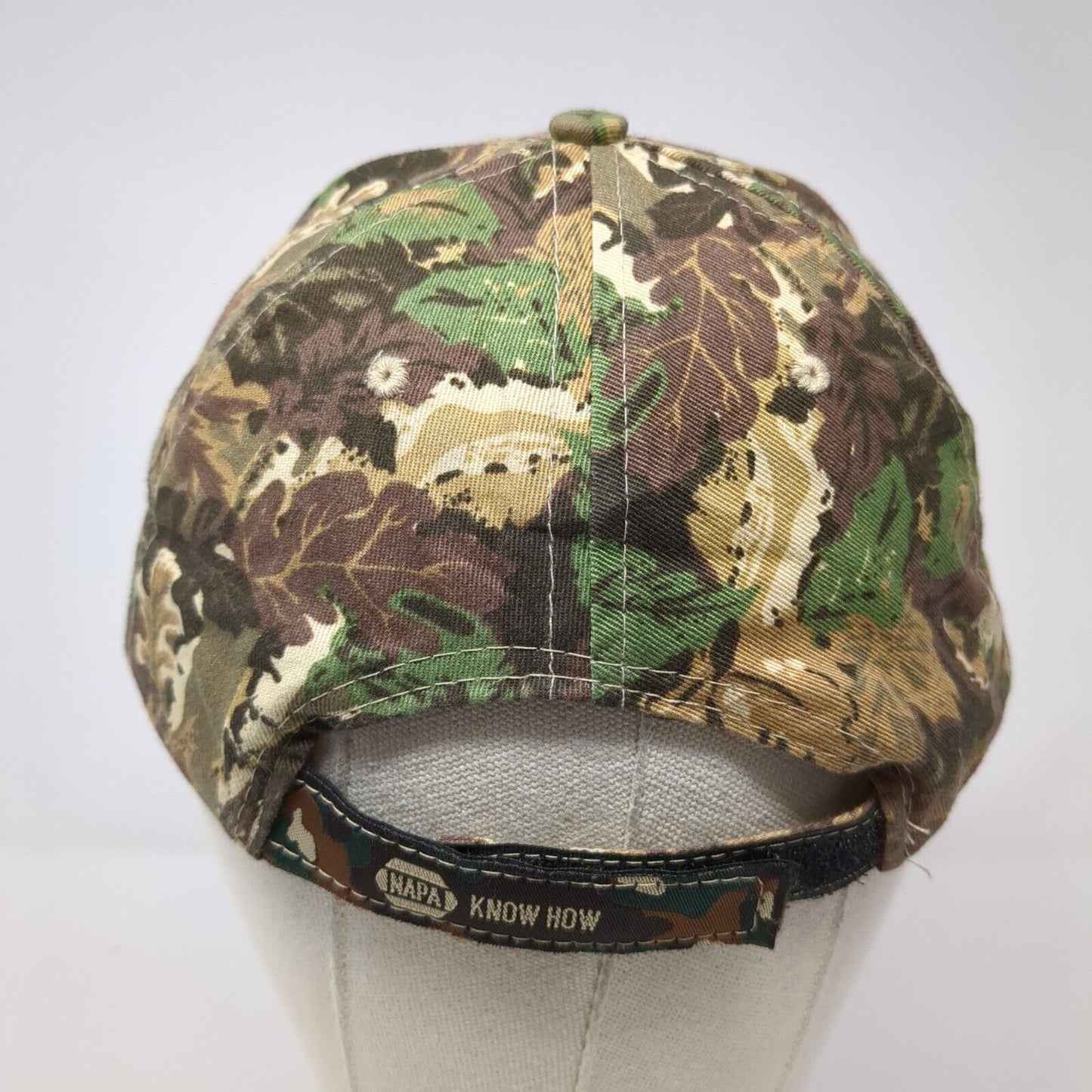 NAPA Outdoors Strapback Hat Camo One Size Adjustable Embroidered