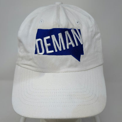 Hit 5 Panel White One Size Hat South Dakota Deman Graphic Strapback Adjustable
