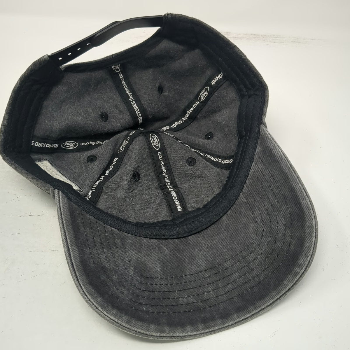 Ford Snapback Gray Hat One Size American Flag Built Tough Acid Wash Promo Logo