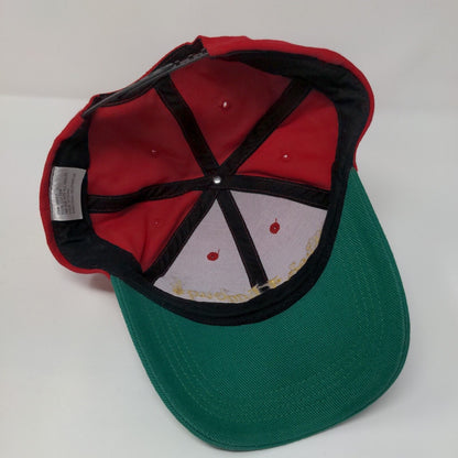 Bah Humbug Adult Snapback Hat Multicolor OSFA Adjustable Embroidered Cotton