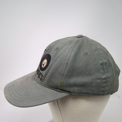 No Fear Snapback Hat Green One Size Made in USA No Crybabies Embroidered 6 Panel