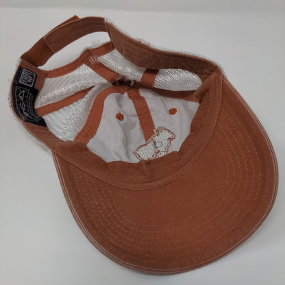 Ahead Strapback Mesh Back Trucker Hat Brown Extreme Fit Stanley ID