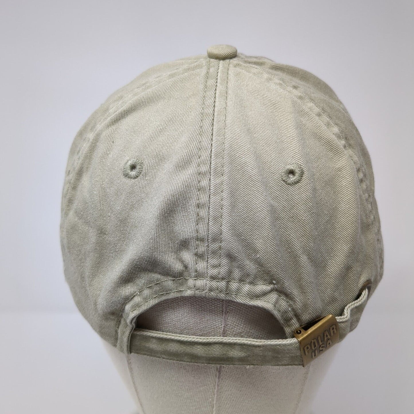 Sedona Slideback Hat Tan One Size Adjustable Embroidered 6 Panel Polar USA