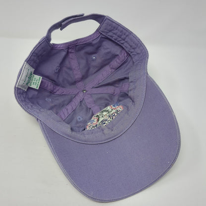 Wild Thing Tiger Strapback Hat Purple One Size Adjustable Rainforest Cafe