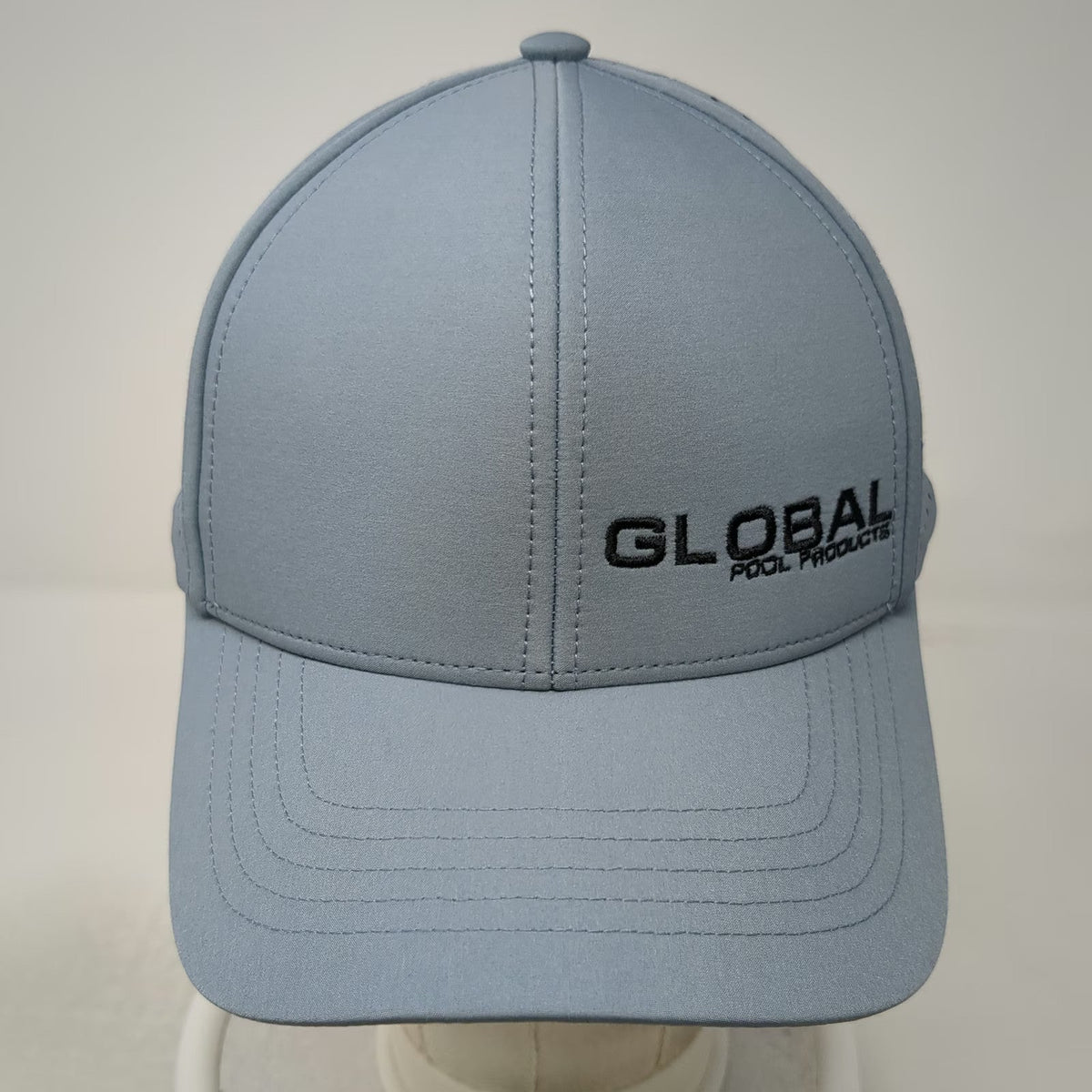 Global Pool Products Blue Trucker Hat One Size Perforated Performance Snapback