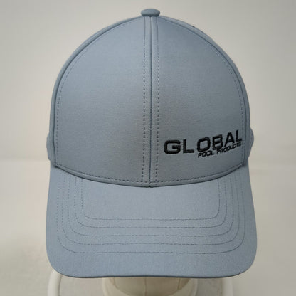 Global Pool Products Blue Trucker Hat One Size Perforated Performance Snapback