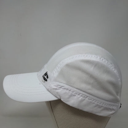 RBX Slideback Running Hat White One Size Adjustable Breathable Lightweight