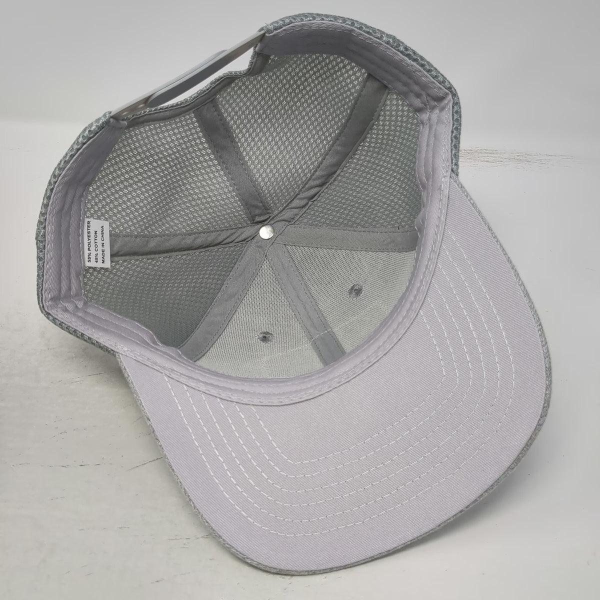 Amsoil Synthetic Lubricants Logo Gray One Size Trucker Hat Mesh Snapback