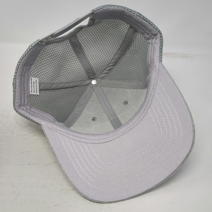Amsoil Synthetic Lubricants Logo Gray One Size Trucker Hat Mesh Snapback