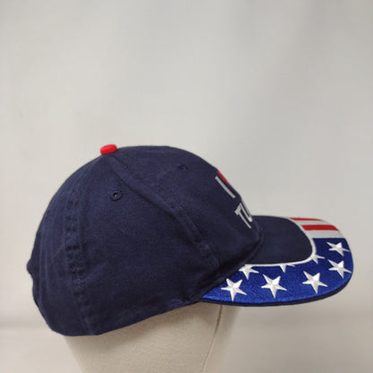 I 🧡 Tuna American Flag Strapback Hat Multicolor OSFM Adjustable Patriotic Otto