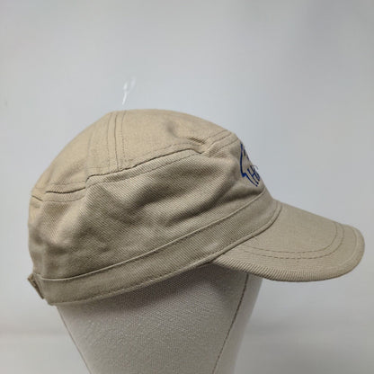 VA Home Front Strapback Cadet Army Cap Hat Tan One Size Embroidered