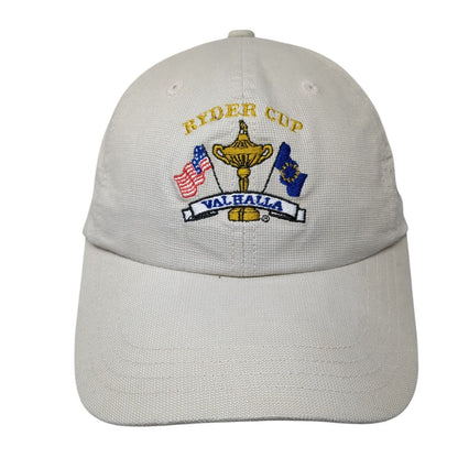 Ryder Cup Valhalla Louisville Strapback Hat Tan One Size Adjustable Imperial