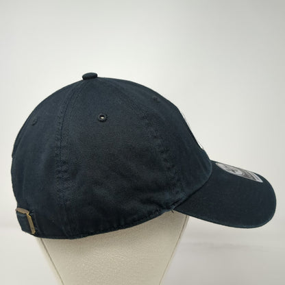 '47 Baseball Cap New York Yankees MLB Black One Size Hat Strapback Logo Cotton