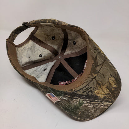 Four Guns Men's Slideback Camo Hat Size OSFA Embroidered Logo