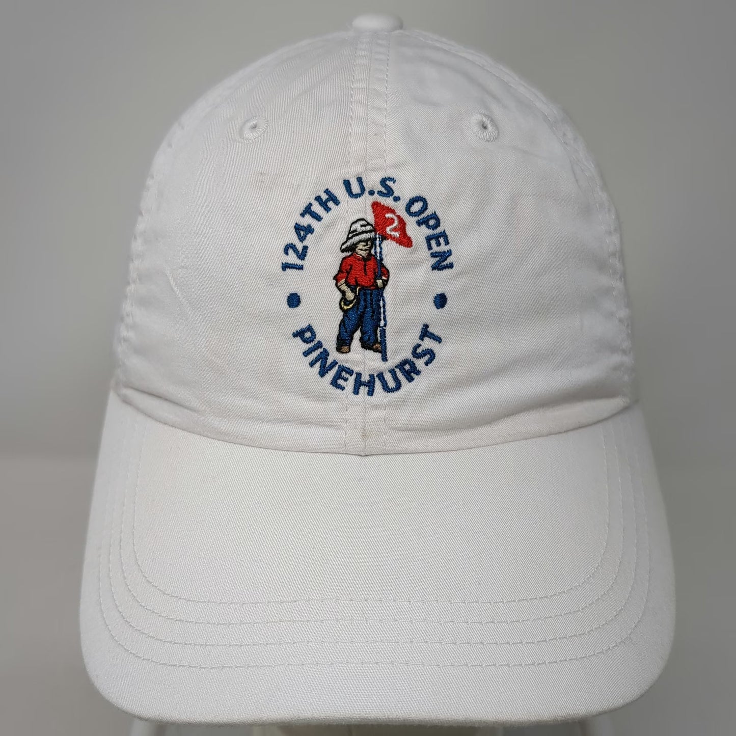 ahead Baseball Cap White One Size USGA Member 124th US Open Pinehurst Cotton Hat