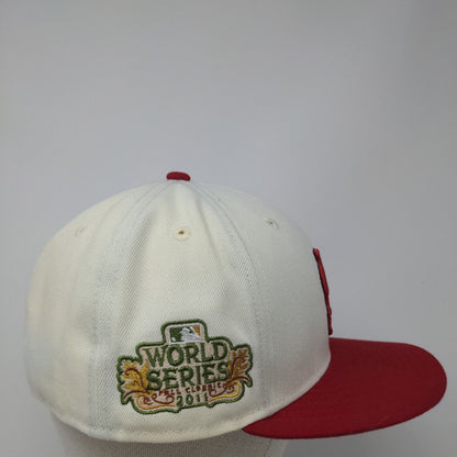 St Louis Cardinals Fitted Hat White 2011 World Series Fall Classic New Era 7 3/8