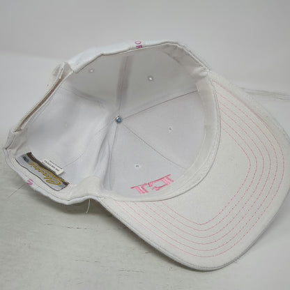 Classic Orlando FL Baseball Cap White One Size Pink Embroidery Strapback Hat