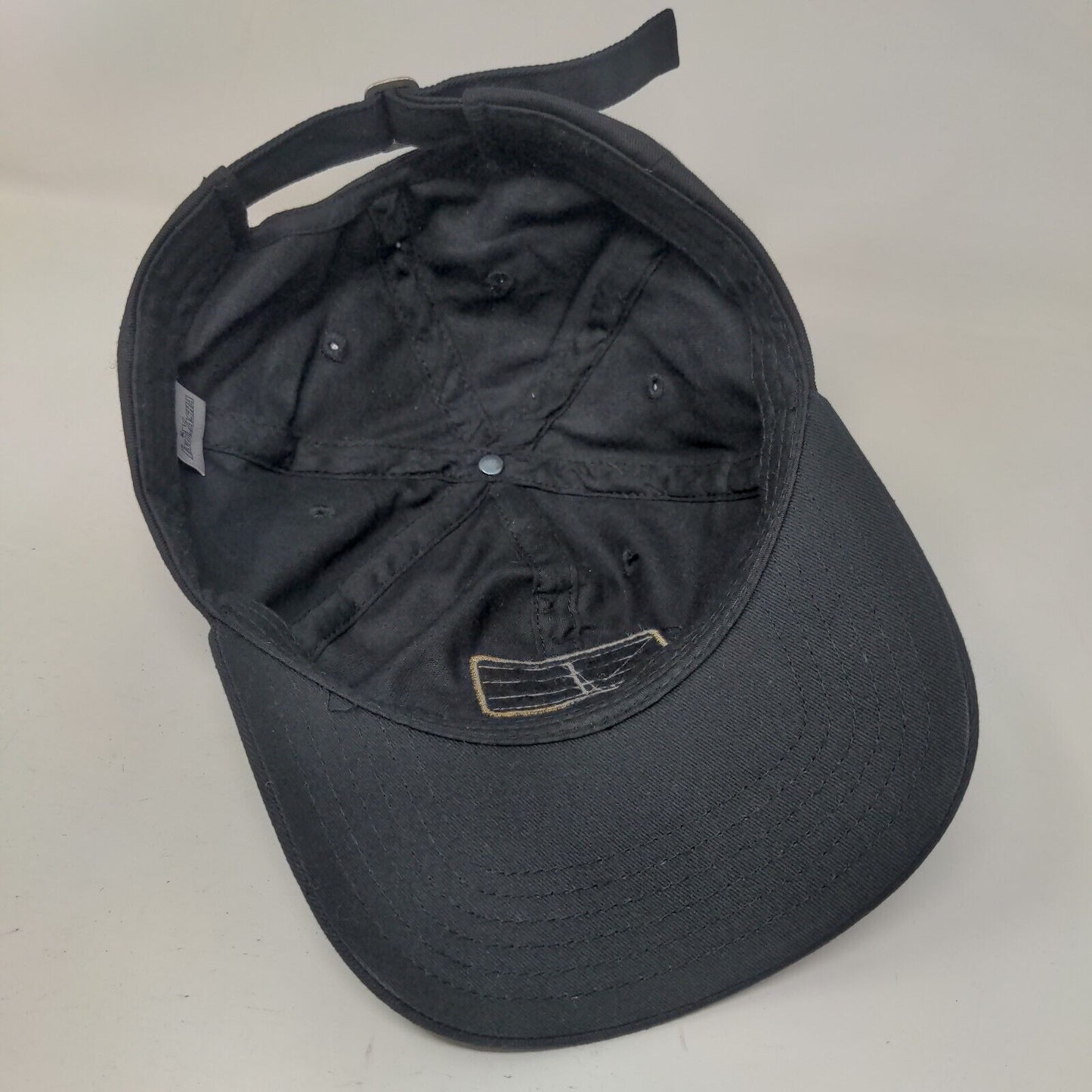 InuYasha Slideback Hat Black One Size Adjustable Vent Holes 6 Panel