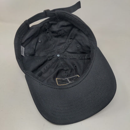 InuYasha Slideback Hat Black One Size Adjustable Vent Holes 6 Panel