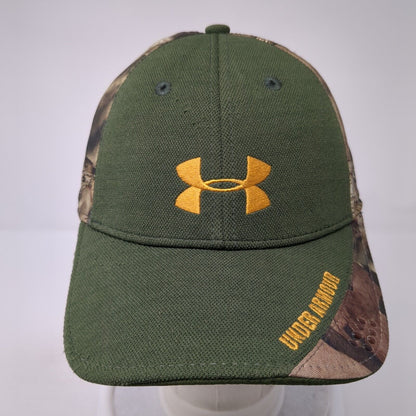 Under Armour Fitted Hat Camo L/XL Stretch Embroidered Hunting Outdoor