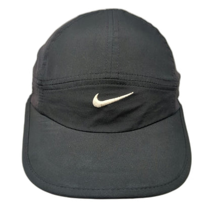 Nike Baseball Cap Black One Size Dri-FIT Featherlight Performance Running Hat
